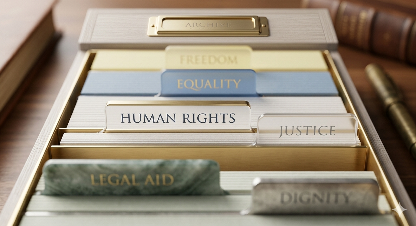 An illustration representing human rights